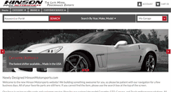 Desktop Screenshot of hinsonsupercars.com